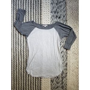 Maternity baseball tee